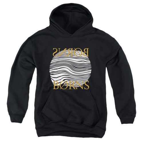 Borns Thumbprint Youth Pullover Hoodie Sweatshirt Black