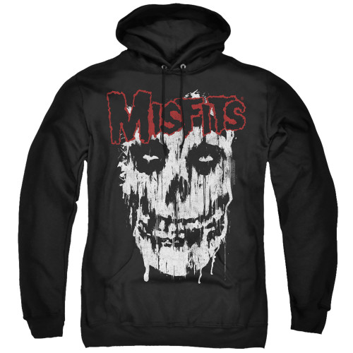 Misfits Splatter Adult Pullover Hoodie Sweatshirt Black