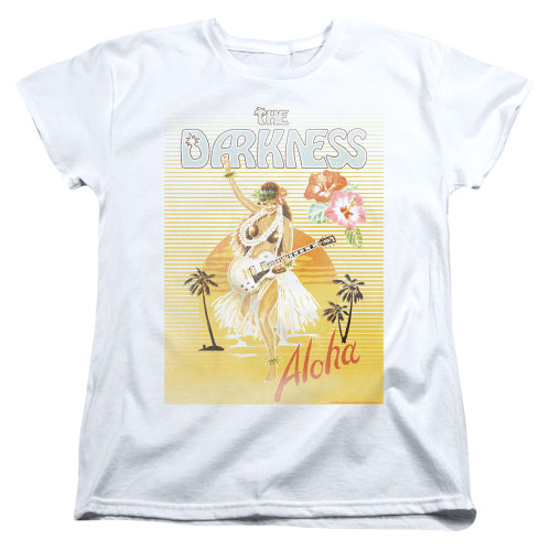 The Darkness Aloha Women's T-Shirt White
