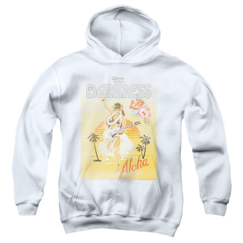 The Darkness Aloha Youth Pullover Hoodie Sweatshirt White