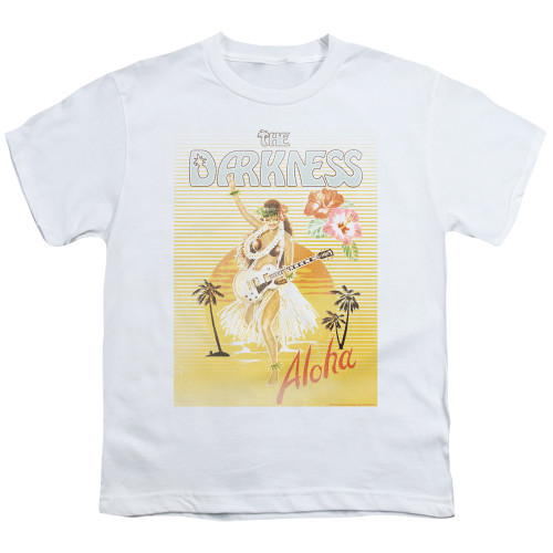 The Darkness Aloha Youth T-Shirt White