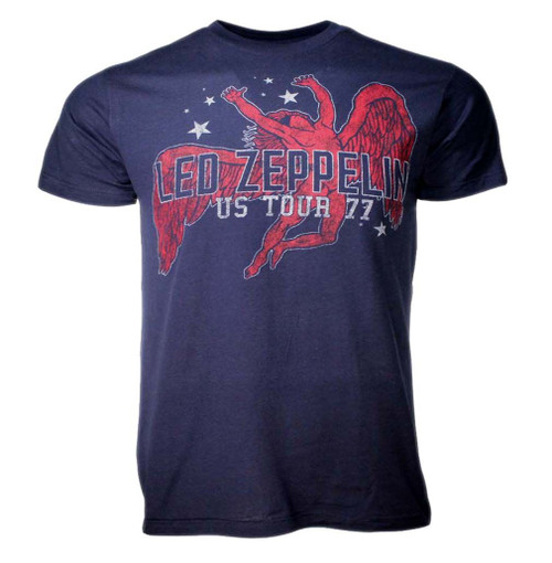 Led Zeppelin Red Icarus Stars Classic T-Shirt
