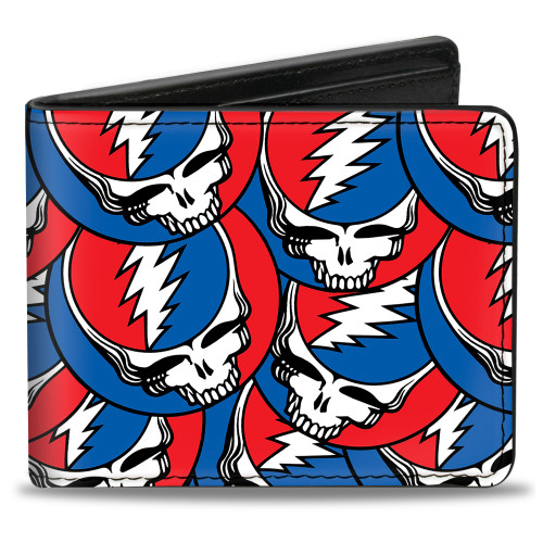 Grateful Dead Steal Your Face All Over Bi-Fold Wallet