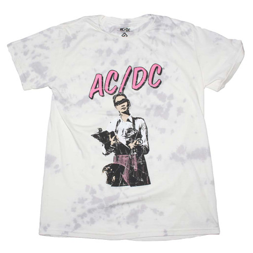 AC/DC Rocks Distressed Print Classic T-Shirt