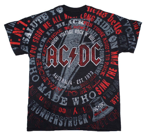 AC/DC Songs Classic T-Shirt