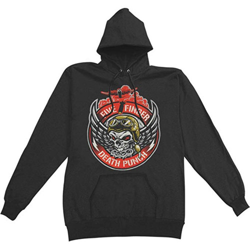 Five Finger Death Punch Bomber Patch Classic Hoodie Sweatshirt