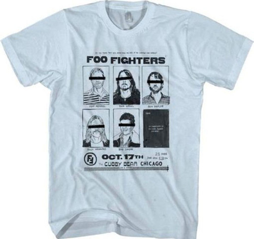 Foo Fighters Cubby Bear Chicago Soft Classic T-Shirt