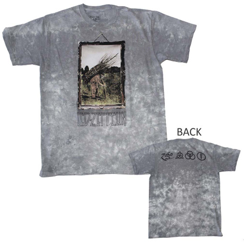 Led Zeppelin Man with Sticks Custom Dye Classic T-Shirt