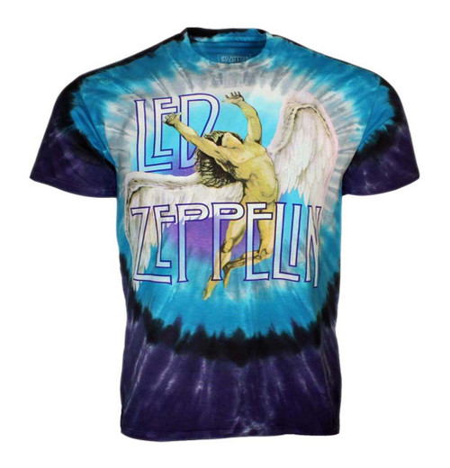 Led Zeppelin Swan Song Tie Dye Classic T-Shirt
