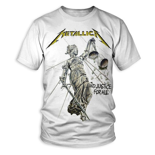 Metallica And Justice for All White Classic T-Shirt