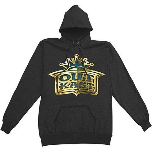 Outkast Gold Crown Logo Pullover Hoodie Sweatshirt