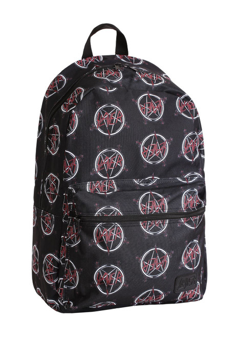 Slayer All Over Logo Print Backpack