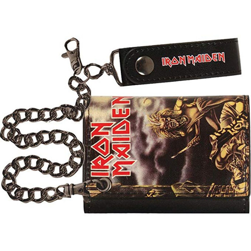 Iron Maiden Sanctuary Trifold Wallet & Chain