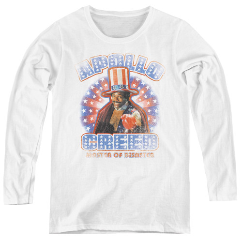 Rocky Apollo Creed Women's Long Sleeve T-Shirt White