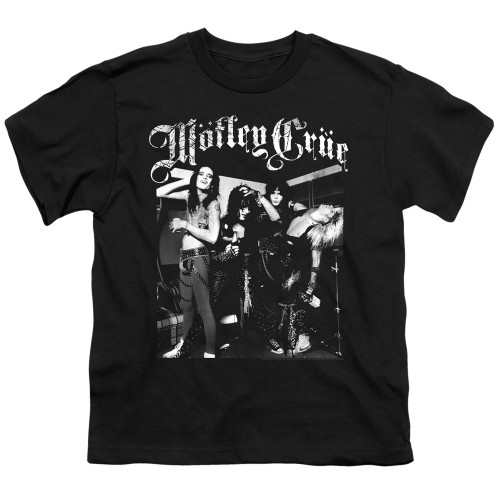 Motley Crue Band Photo Youth Classic T-Shirt Black