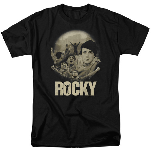 Rocky Feeling Strong Adult 18/1 Classic T-Shirt Black