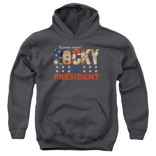 Rocky A Proven Winner Youth Pullover Hoodie Classic Sweatshirt Charcoal