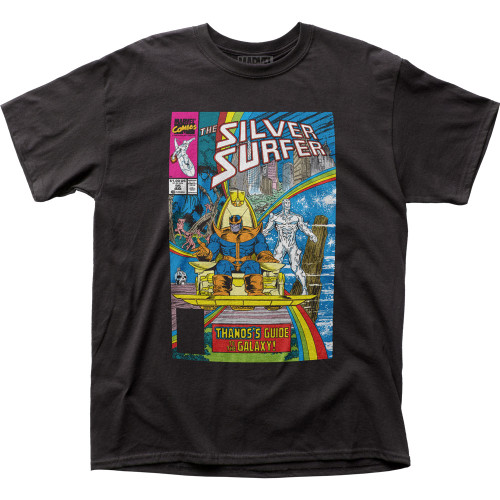 Silver Surfer Guide to the Galaxy Adult Classic T-Shirt