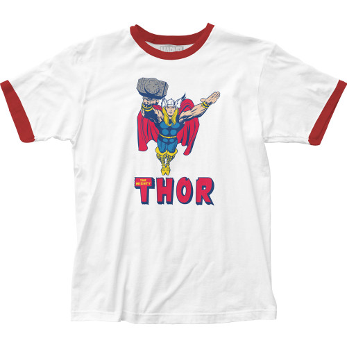 Thor Flying Fitted Jersey Classic T-Shirt