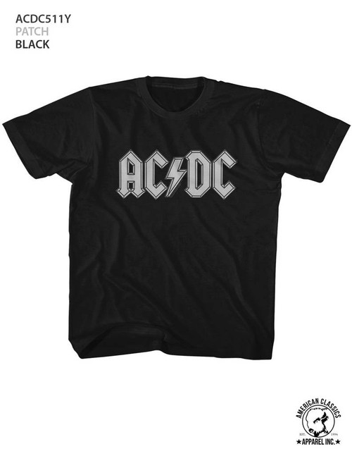 AC/DC Patch Black Children's T-Shirt - Clearance