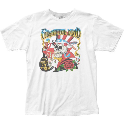 Grateful Dead Worth the Trip Fitted Jersey Classic T-Shirt - Clearance