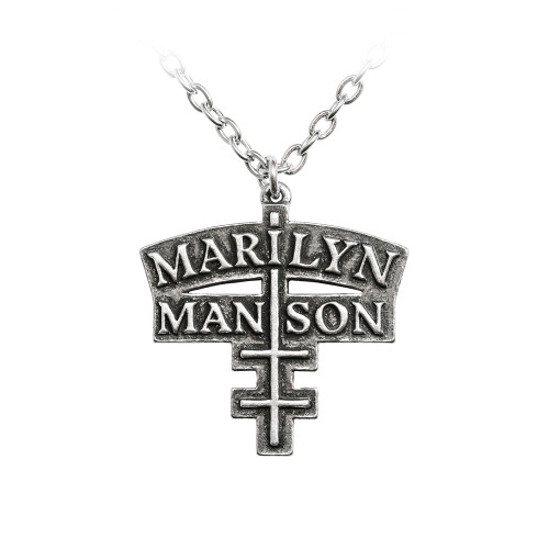 Marilyn Manson Double Cross Pendant by Alchemy of England