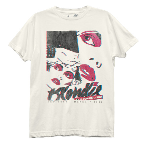 Blondie Pop Art Junior Women's T-Shirt Cream
