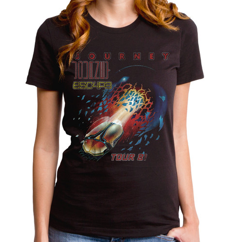 Journey Escape Tour Junior Women's T-Shirt Black