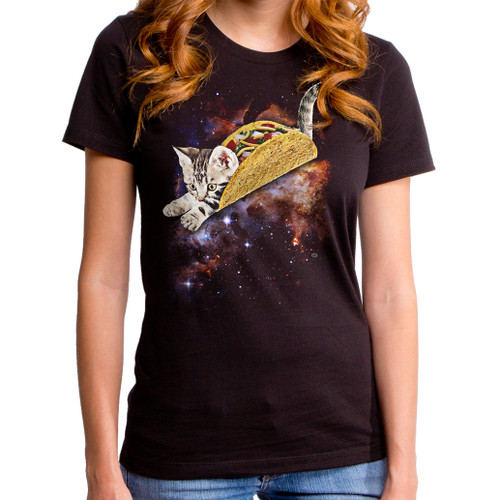 Taco Cat Junior Women's T-Shirt Black