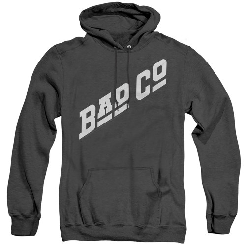 Bad Company Bad Co Logo Adult Heather Hoodie Sweatshirt Black