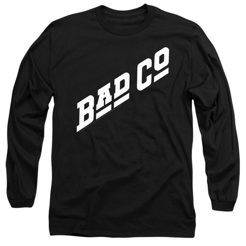 Bad Company Bad Co Logo Adult Long Sleeve T-Shirt Black