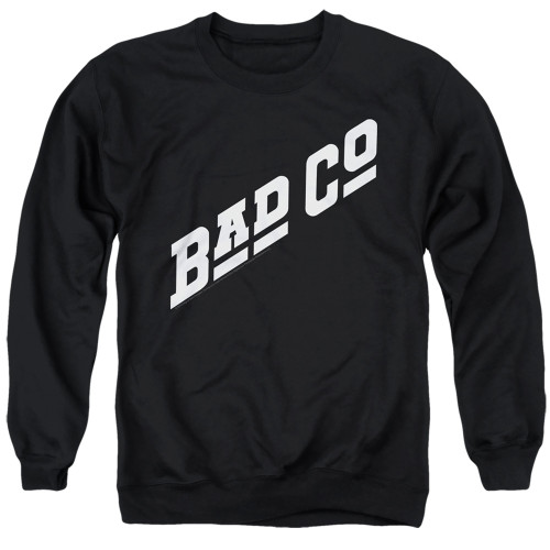 Bad Company Bad Co Logo Adult Crewneck Sweatshirt Black