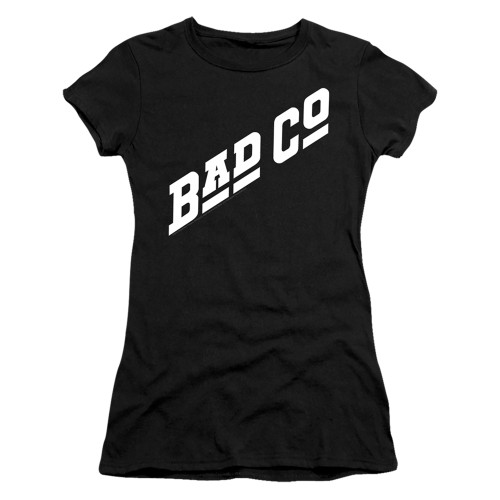 Bad Company Bad Co Logo Junior Women's Sheer T-Shirt Black