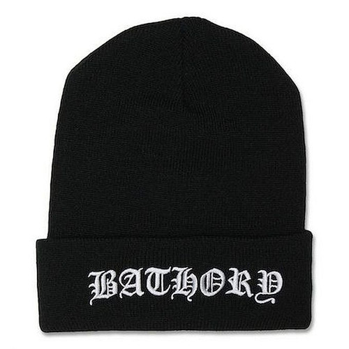 Bathory Embroidered Logo Beanie Hat Cap
