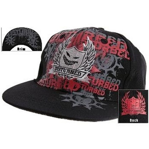 Disturbed - Flame Face Flex Fit Baseball Hat
