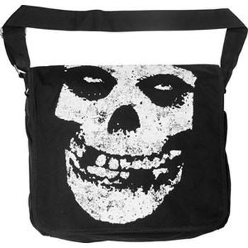 Misfits - Skull and Logo Messenger Bag