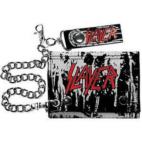 Slayer Eagle Black Leather Chain Wallet