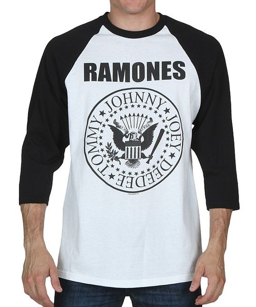 Ramones Presidential Seal Raglan Baseball T-Shirt