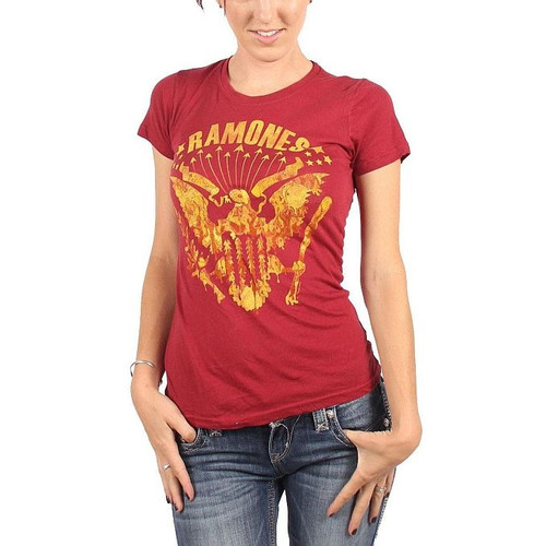 Ramones Eagle Vintage Women's Babydoll T-Shirt