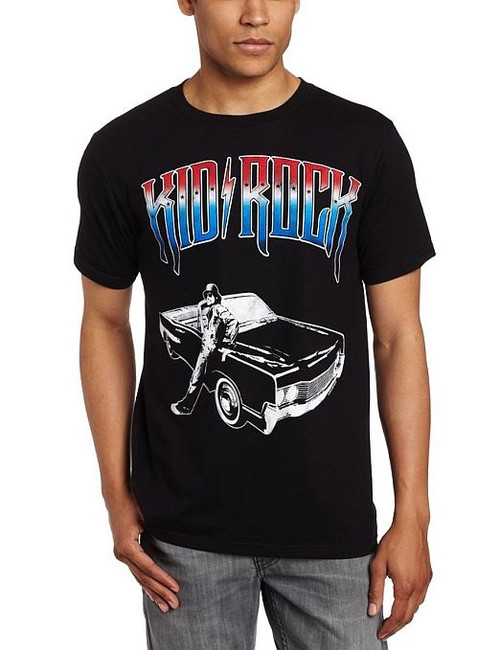 Kid Rock Chrome Logo Car Photo T-Shirt