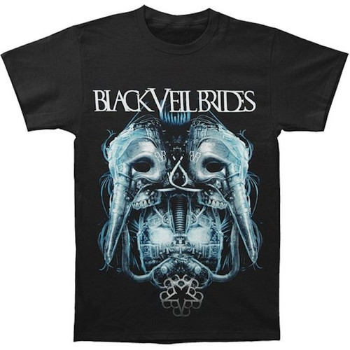 Black Veil Brides Metal Mask Slim T-Shirt