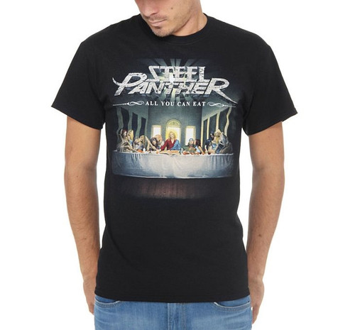 Steel Panther All You Can Eat Album Cover T-Shirt