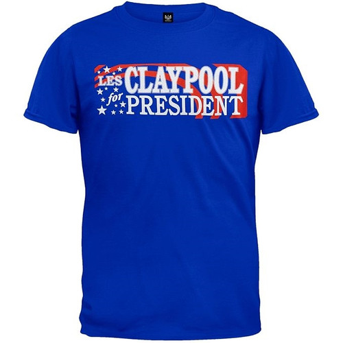 Les Claypool For President T-Shirt Primus