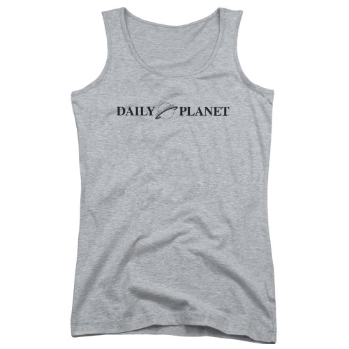 Superman Daily Planet Logo Junior Women's Tank Top T-Shirt Athletic Heather