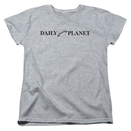 Superman Daily Planet Logo Women's T-Shirt Athletic Heather