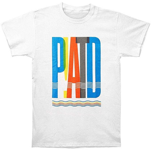 Panic at the Disco Overlap Logo Men's White T-Shirt