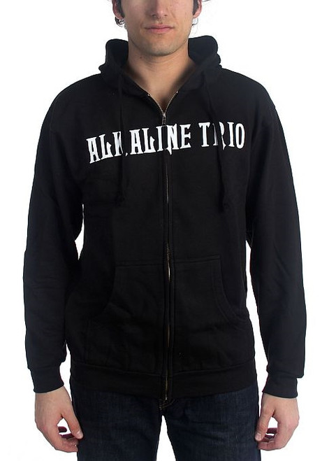 Alkaline Trio Classic Heartskull Zip Hoodie Sweatshirt