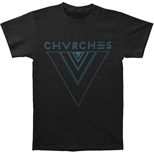 Chvrches Tron V Men's Black Slim T-Shirt