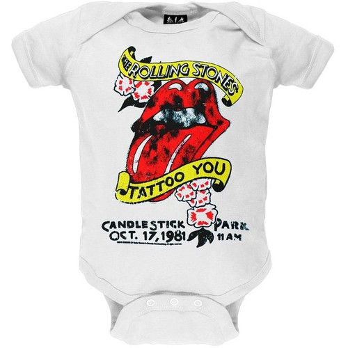 Rolling Stones - Tattoo You Baby Romper Onesie T-Shirt
