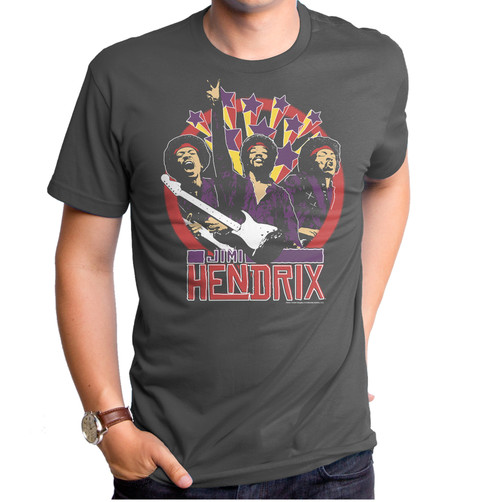 Jimi Hendrix Montage Adult T-Shirt